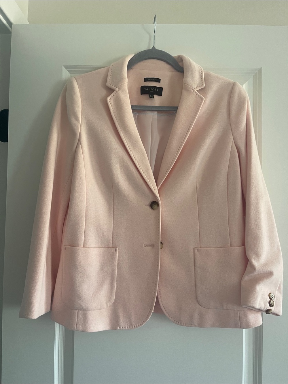 Talbots Light Pink Tailored Blazer